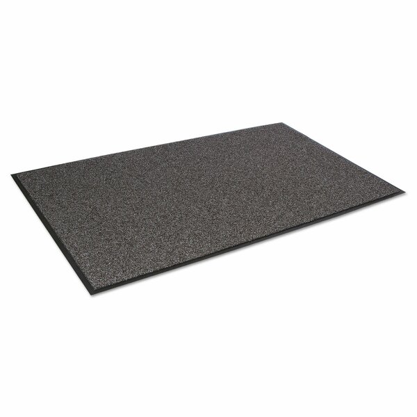 Crown Matting Technologies Cross-Over Indoor/Outdoor Wiper/Scraper Mat, Olefin/Poly, 48 x 72, Brown CS 0046BR